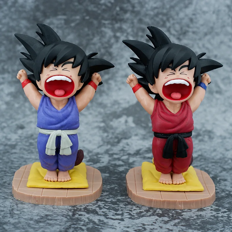 

Dragon Ball Z Anime Figure Super Saiyan Good Morning Childhood Goku Action Figure Collection Figurines Model Doll Gift Kids Toys