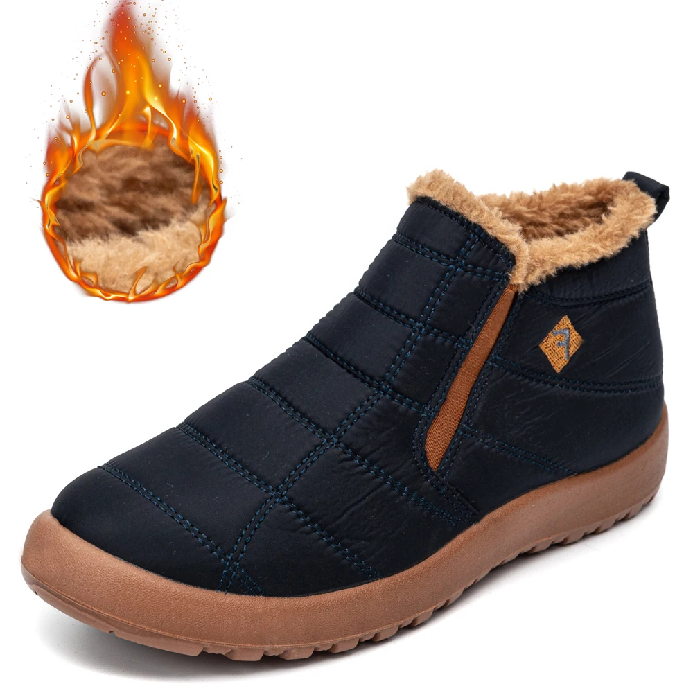 

Winter Women Boots Warm Fur Snow Boots Waterproof Shoes Women Casual Lightweight Ankle Boots Botas Mujer Plos Size Couple Shoes