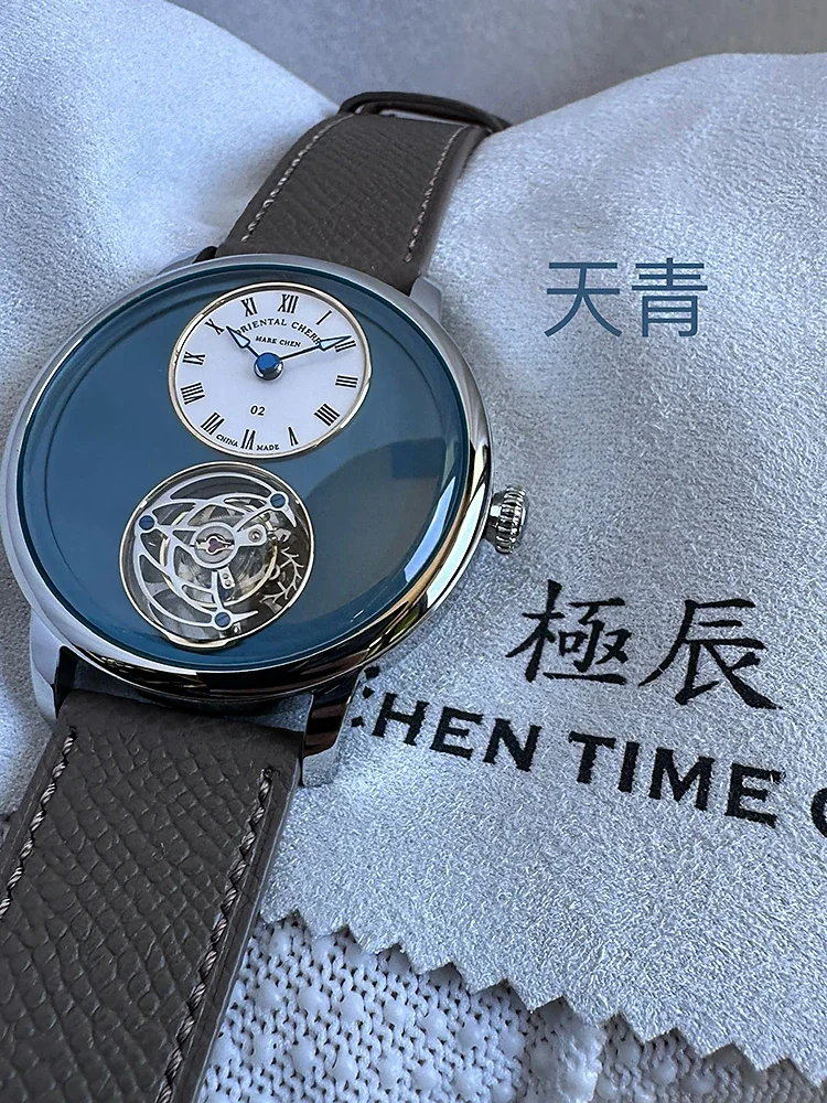 Восточные вишневые технические часы серии CAL.6340 Extreme Chen механические с турбийоном