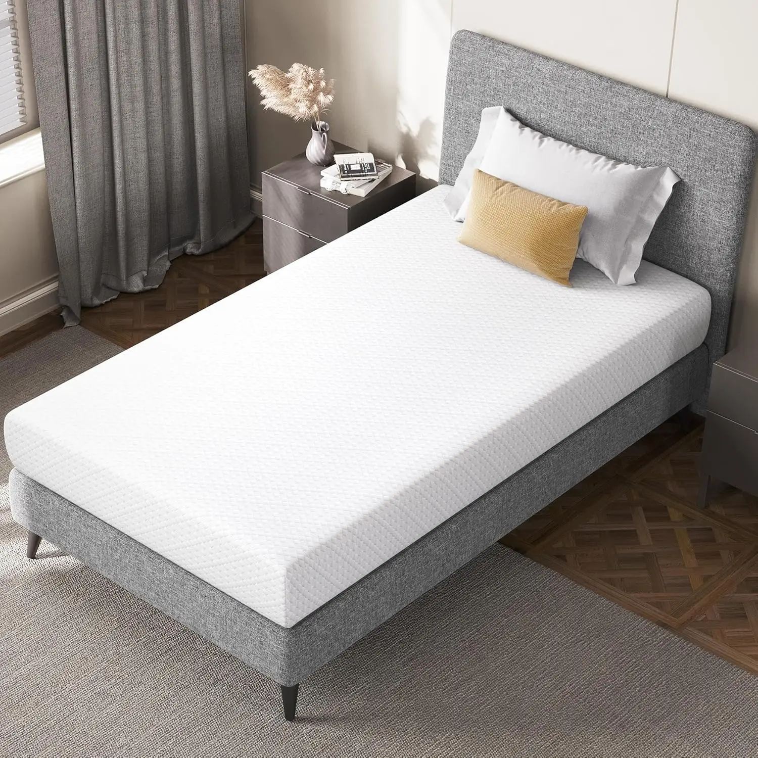 8-дюймовый двойной матрас охлаждающий гелевый из пены с эффектом памяти зеленого