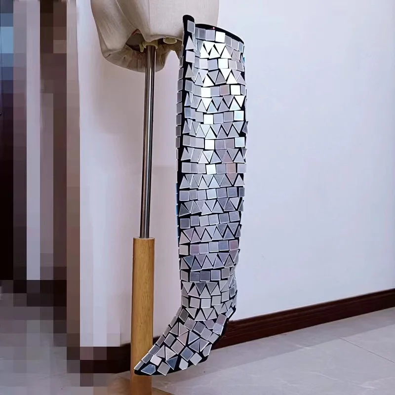 Блестящий Золотой Серебряный атмосферный зеркальный чехол с блестками Длинные