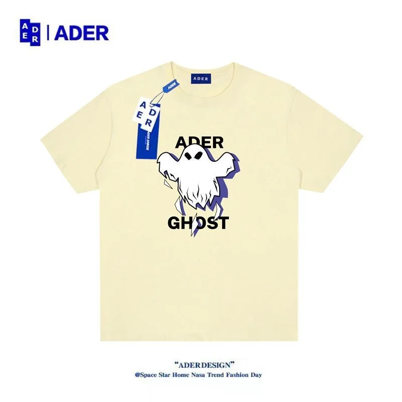 

Корейская китайская шикарная брендовая футболка ADER ERROR с коротким рукавом, мужская и женская дизайнерская свободная и универсальная летняя футболка