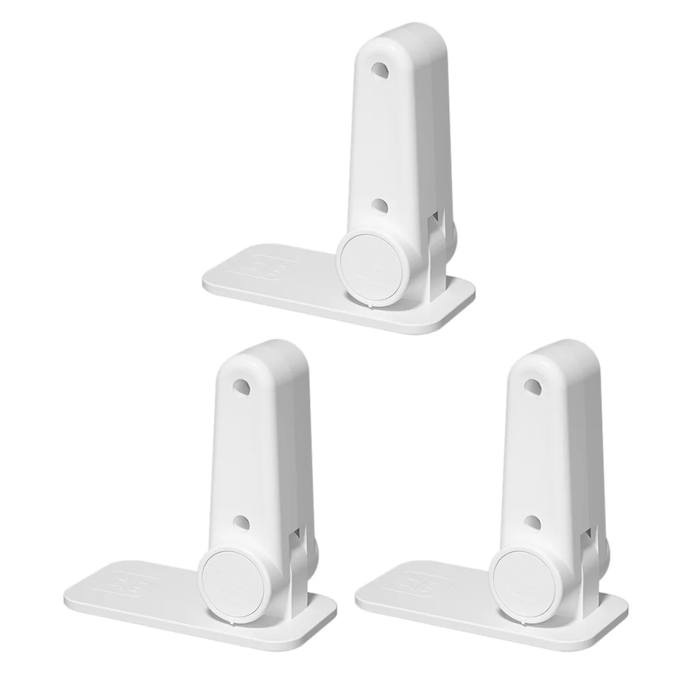 

3pcs Childproof Self-adhesive Window Lock Door Lever Lock Furniture Lock Cabinet Lock