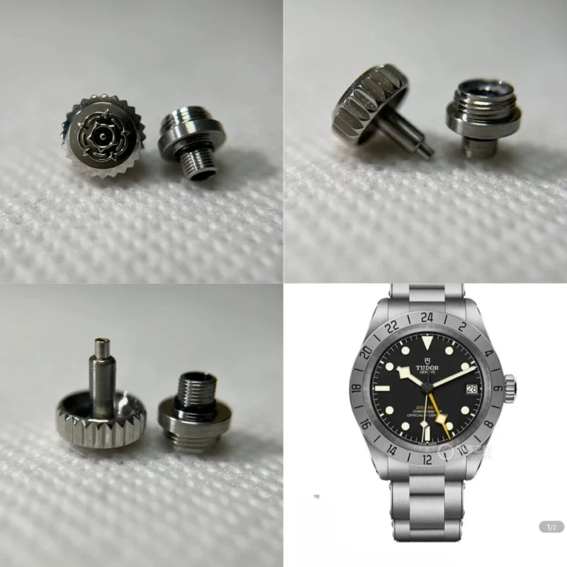 Фото Продукт подходит для часов Tudor Biwan M79470, для установки на головку корпуса, ручку, коронку, трубку. №1