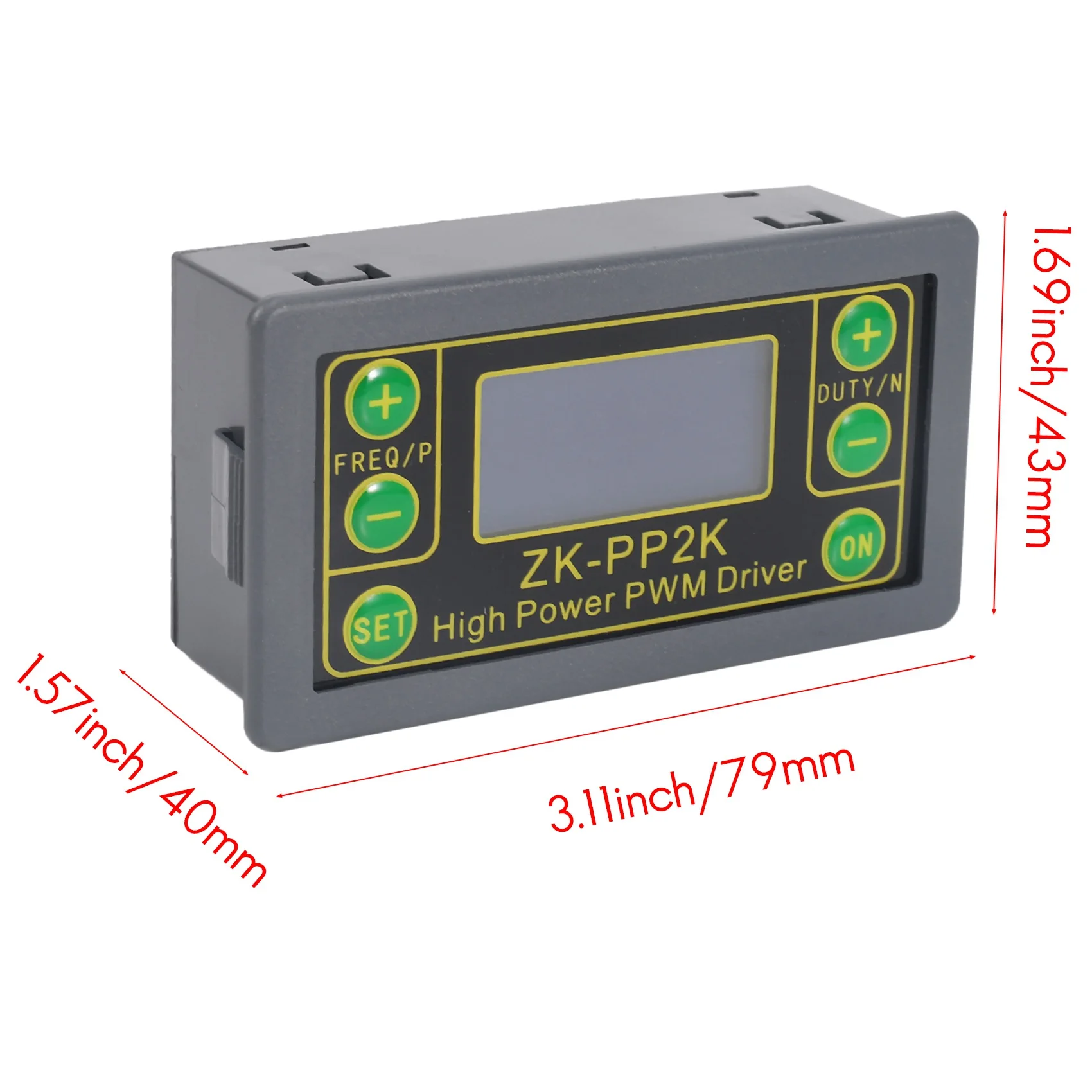 ZK-PP2K PWM DC 3 3-30V 12V 24V регулятор скорости двигателя 8A 150W регулируемый светодиодный