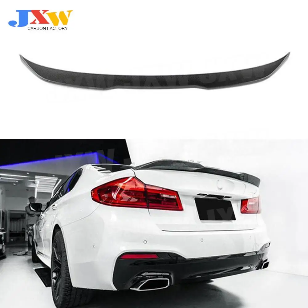 Стиль PO для BMW 5 серии G30 F90 M5 седан 2017-2019 задний багажник спойлер из углеродного