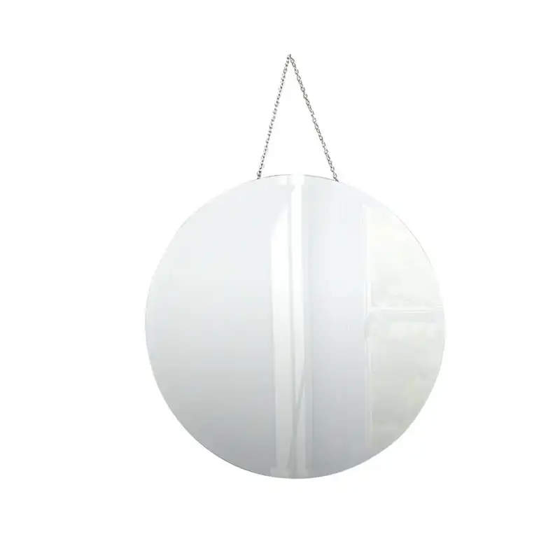 

Round Frameless Wall Mount Accent Mirror