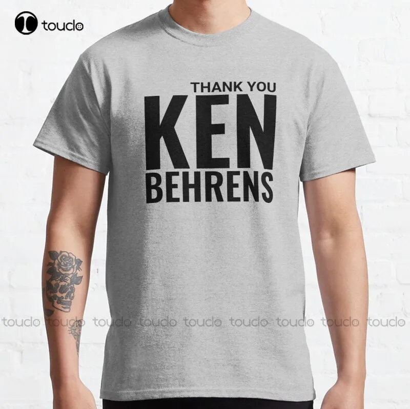 

New Thank You Ken Behrens 8 Classic T-Shirt Baseball Shirt Cotton Tee Shirts Xs-5Xl Streetwear Tshirt New Popular Retro Unisex