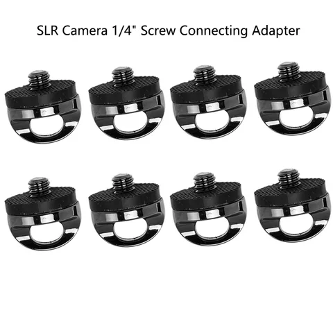 Винтовой соединительный адаптер для зеркальной камеры 1/4 дюйма, быстрая установка/съемный ремешок на запястье, адаптер для соединения ремня, шейный ремешок, держатель винта