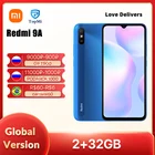 Смартфон Xiaomi Redmi 9A, глобальная версия дюйма, 2 Гб ОЗУ, 32 Гб ПЗУ, Восьмиядерный процессор MTK Helio G25, мобильный телефон дюйма, 6,53 мА  ч, камера 13 МП, 5000 дюйма