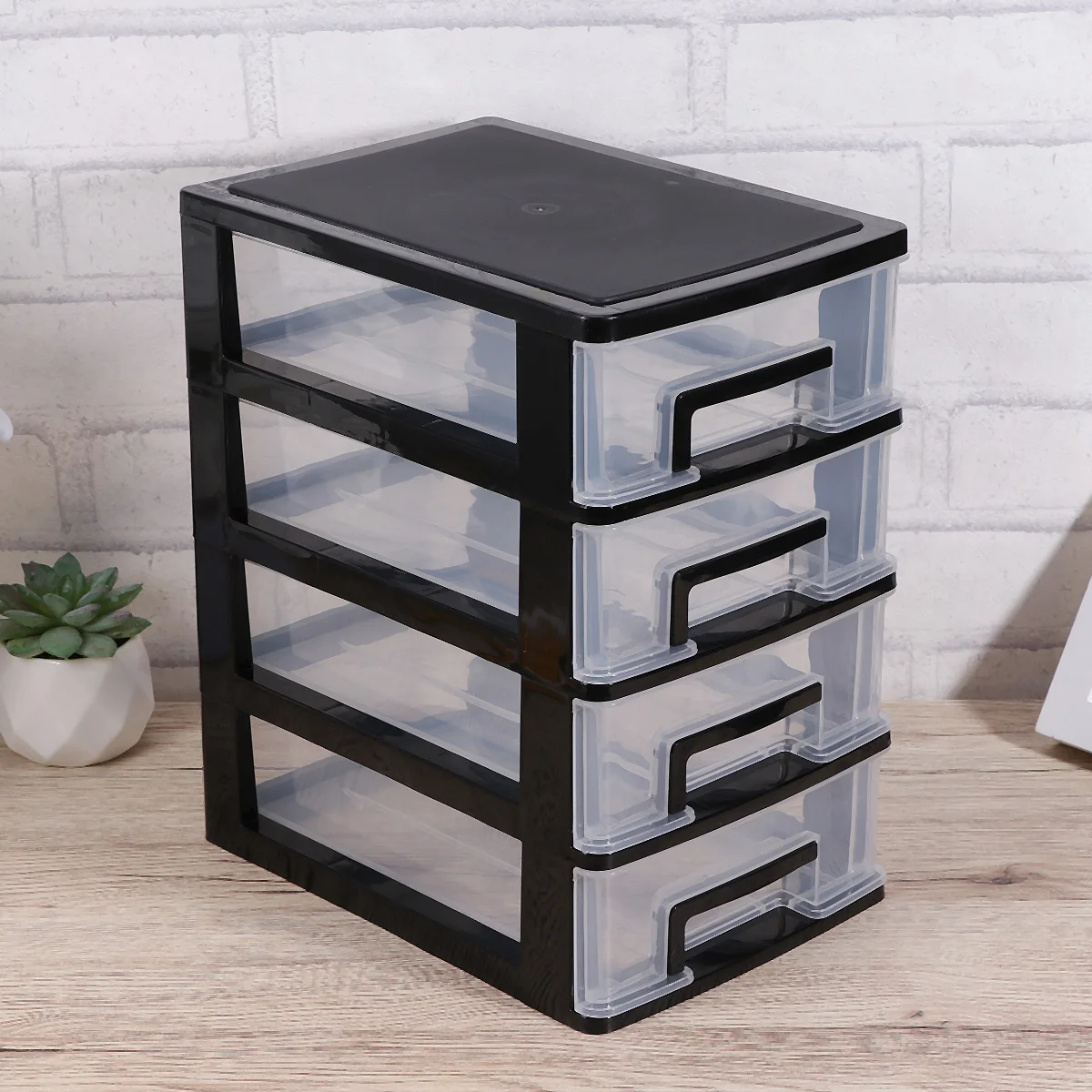 

Storage Drawer Drawers Organizercabinet Desktop Closet Box Type Layer Desksmall Rack Stackable Office Bins Shelf Multi Black
