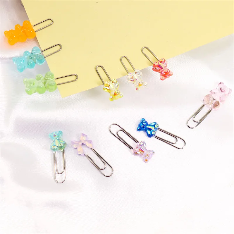 Зажим для бумаги в виде медведя 2 шт. |