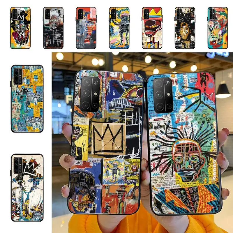 

B-Basquiats Art Phone Case For Huawei Honor 10 lite 9 20 7A pro 9X pro 30 pro 50 pro 60 pro 70 pro plus