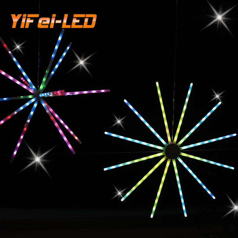 LED full color point control 2811  Digital fireworks flash gift flower decoration light windmill light European gift
