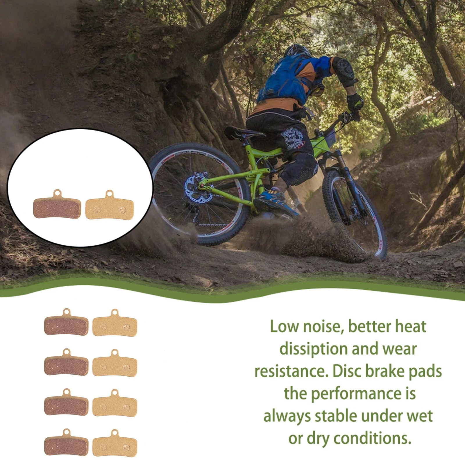 4 пары велосипедных дисковых тормозных колодок для D03S D02S Saint BR-M810 SHIMANO XT M8020