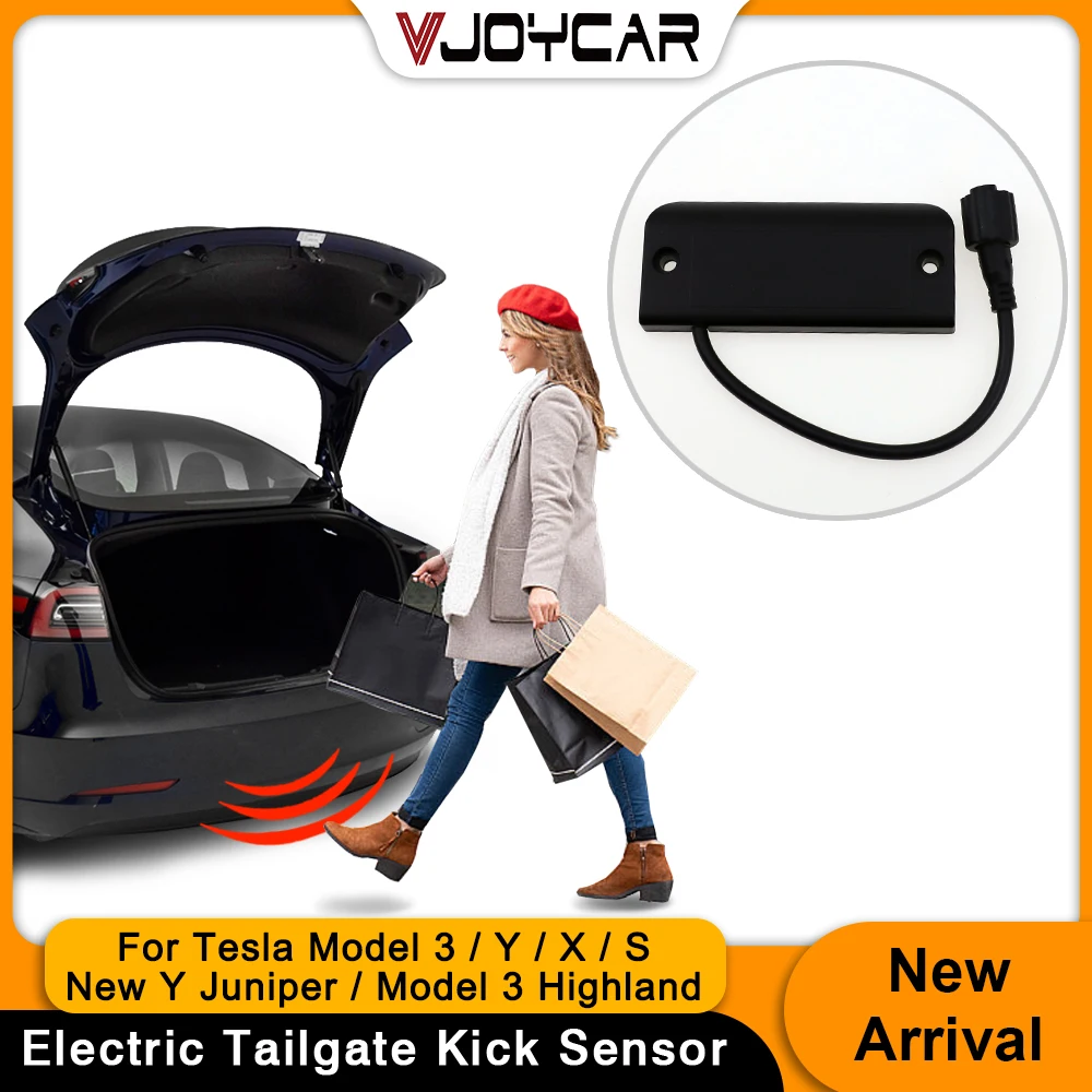 

Для Tesla Model 3 Y X S Y Juniper 3 Highland All Range датчик удара ног автоматическое открытие задней двери электрическое интеллектуальное открытие багажника