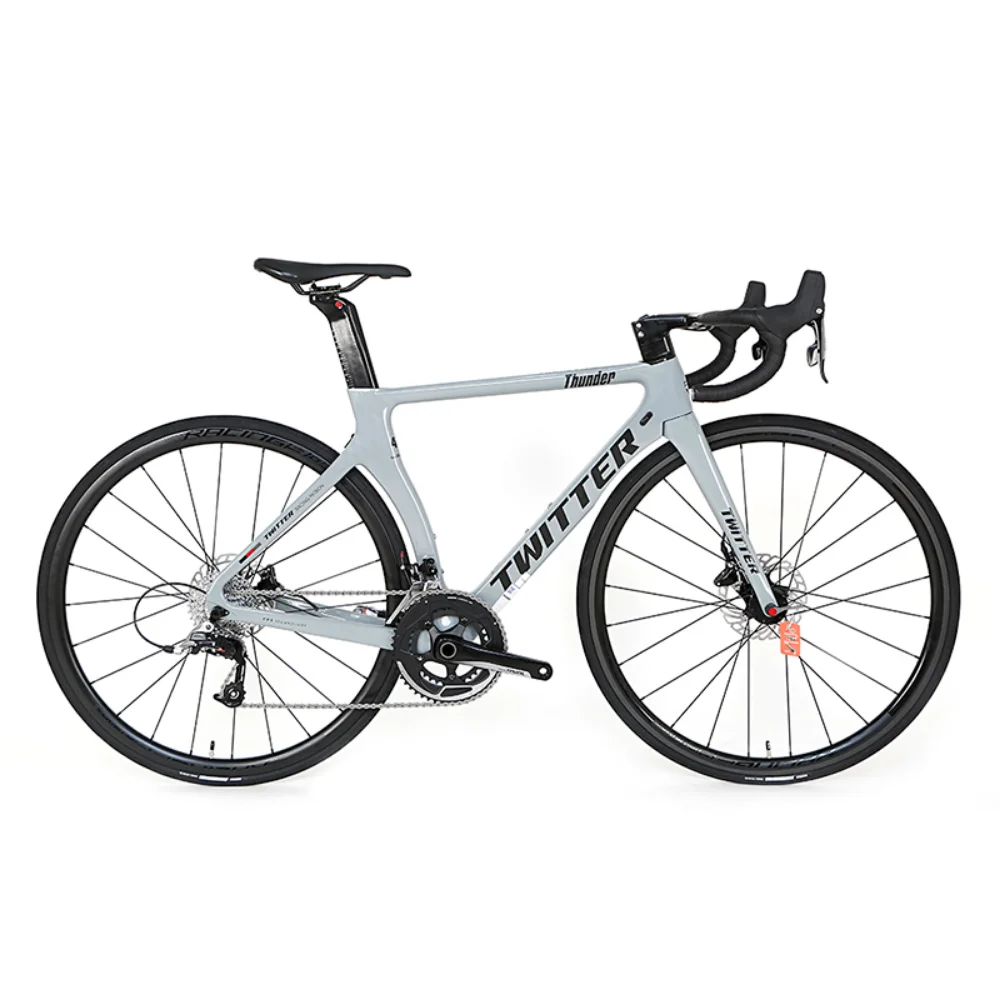 Twitter 700C Carbon Fiber Drum Gravel Extraction Racing bicycle RS-22Hydraulic Disc Brake 46cm/48cm/52cm/54cm Inner Wiring Frame