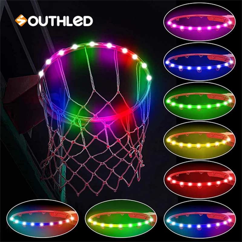 Manufacturers Supply Led Basketball Frame Light Strip 2835rgb Solar Sensor Basket Light Strip