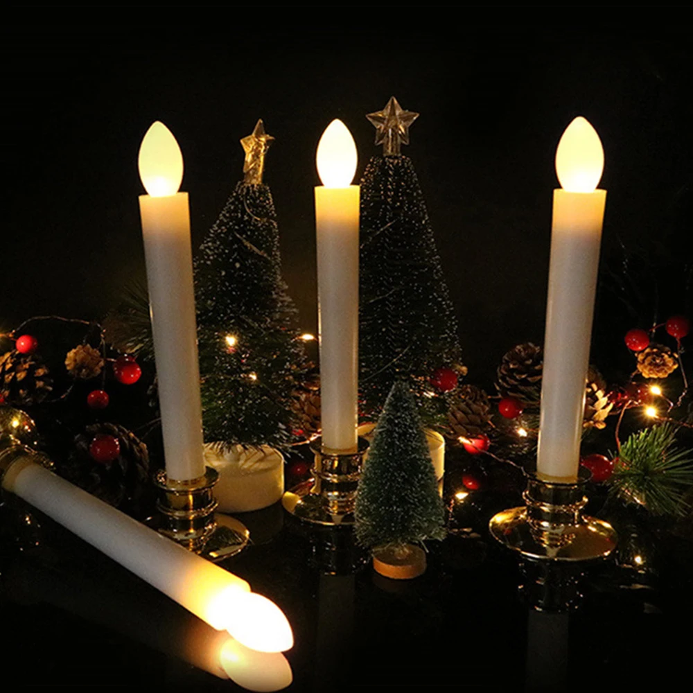 6 шт. светодиодная Электронная свеча 17 см