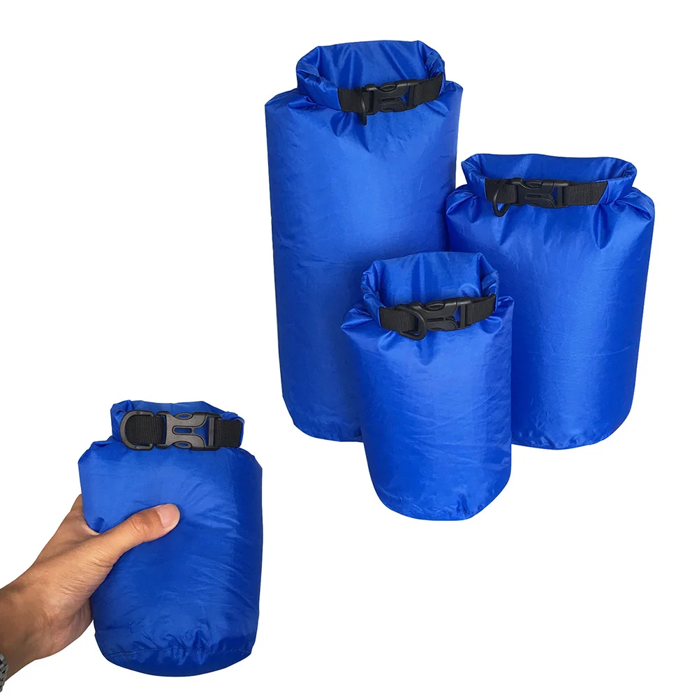 

3PCS Waterproof Dry Bag Storage Sack Camping Hiking Kayak Outdoor Beach Bag Upstream Rafting Moisture-proof Compression Case .
