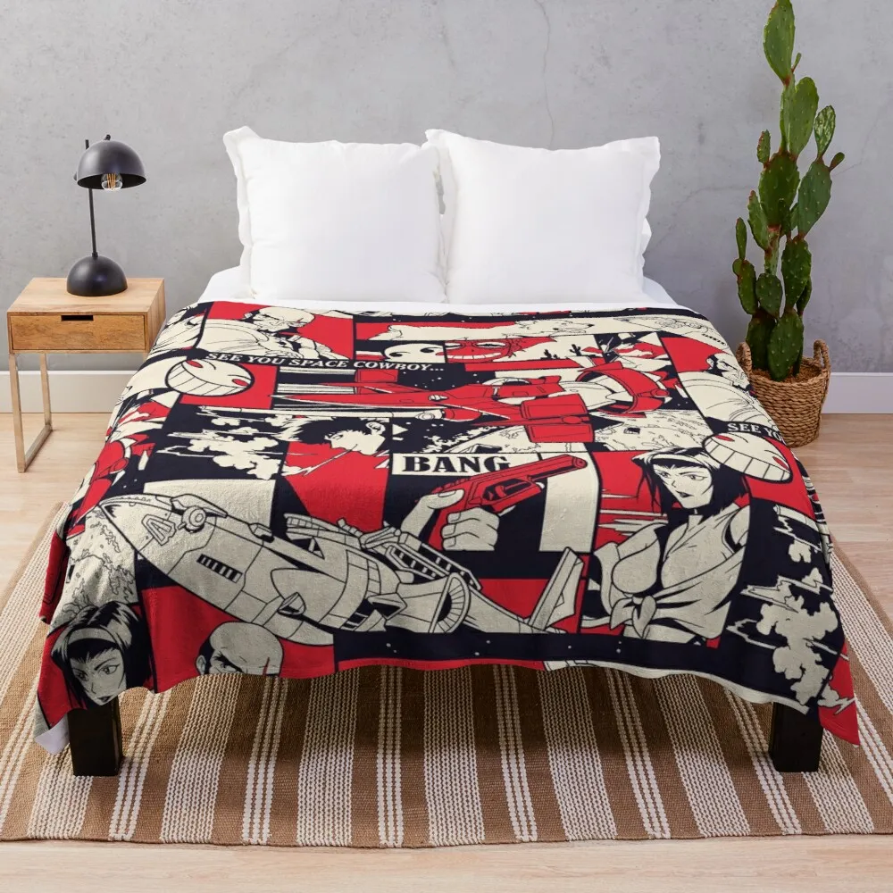 

Bebop padrão lance cobertor designer cobertor lance e cobertor crochê cobertor personalizado