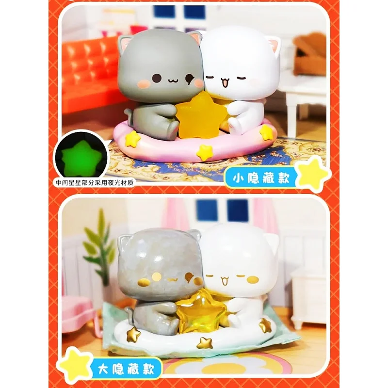 Mitao Cat Love Is A Peach Series 4 загадочная коробка кавайная Модель Аниме фигурки Caja Misteriosa