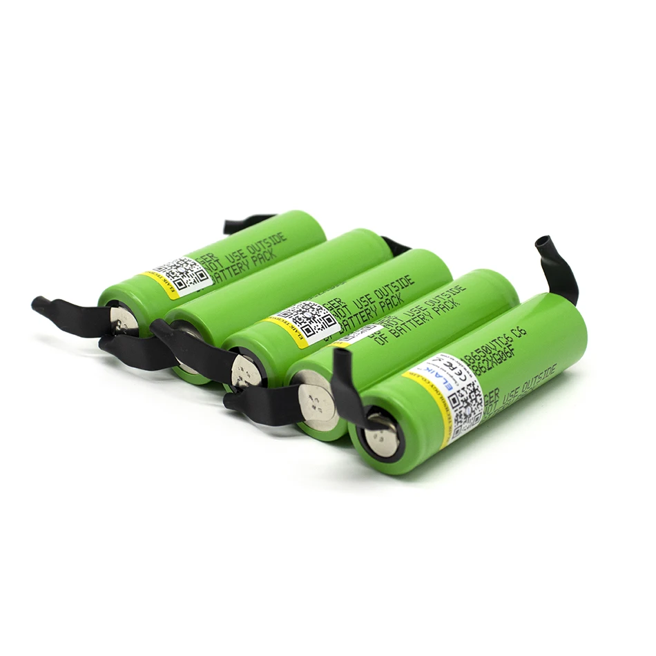 

ELAIK Großhandel 3,7 V VTC6 3000mAh 18650 Li-Ion Akku 18650VTC6 batterien + DIY Nickel Blätter Steuer Freies