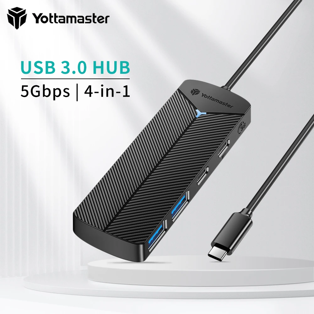 

Yottamaster USB C HUB 4K 60Hz Type C to HDMI 2.0 RJ45 PD 100W Adapter For Macbook Air Pro iPad Pro M2 M1 PC Accessories USB 3.0