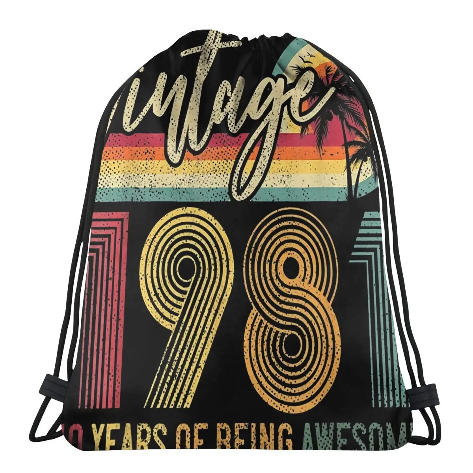 

Для 40-летия, 1981, 40-летние сумки для мужчин, сумки для девочек, женская сумка, маленькая тканевая сумка, сумки на шнурке, сумка на бедро