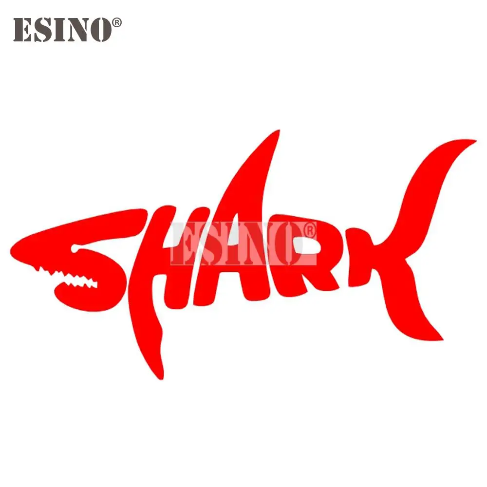Забавный Стайлинг автомобиля слова Рыба Акула декоративная ПВХ 3D резьба Водонепроницаемая Авто наклейка кузова автомобиля Наклейка узор виниловая пленка пропись словарные слова
