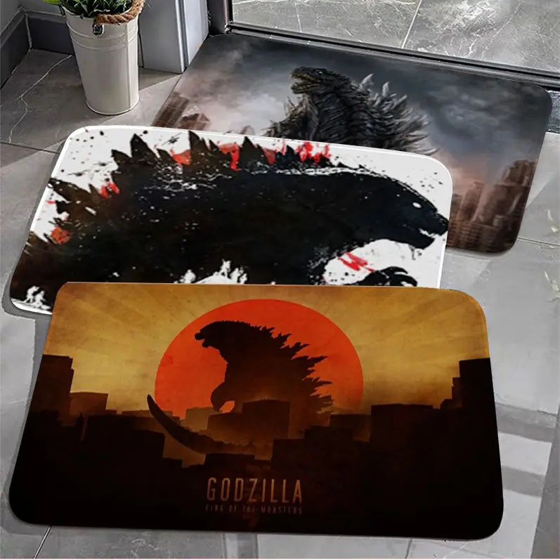 

Bandai Godzilla Floor Carpet INS Style Soft Bedroom Floor House Laundry Room Mat Anti-skid Modern Home Decor