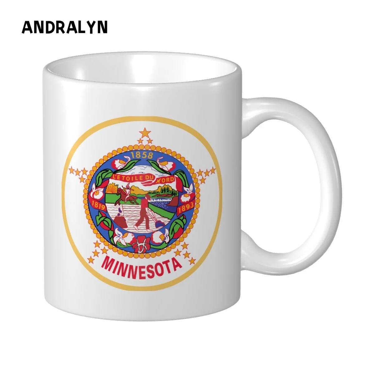 

Flag Of Minnesota State Mug Funny Coffee Mug Cute Gamer Birthday Gift Back To School Mug