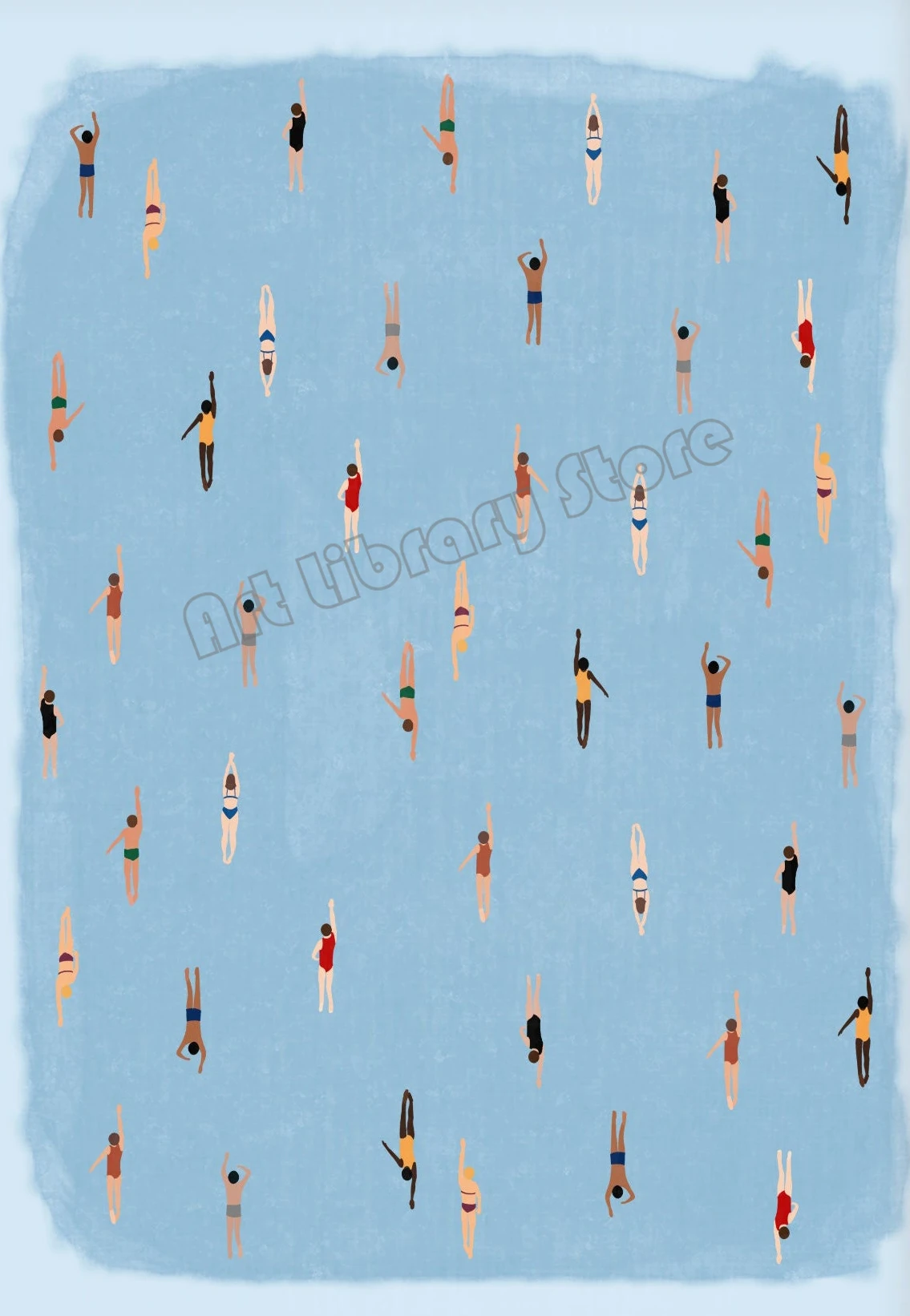 

Летний скандинавский плакат на холсте