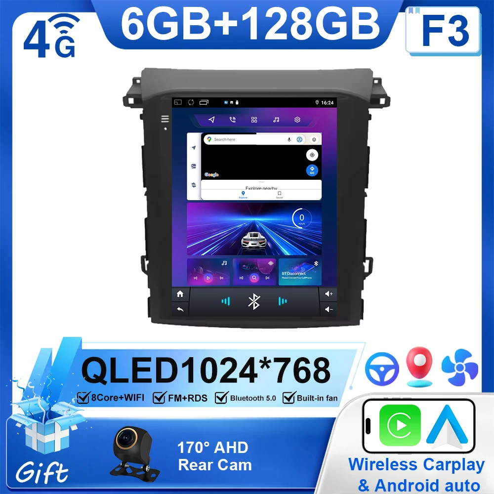 

9,7-дюймовый Android15 для Subaru XV Forester 2018-2021, автомобильный радиоприемник для стильного экрана, мультимедийный видеоплеер, навигация 5G GPS