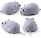 Беспроводная мышь с дистанционным управлением, пушистая электронная мышь, игрушки с симуляцией, крыса для кошки, собаки, мини крысы, игрушка