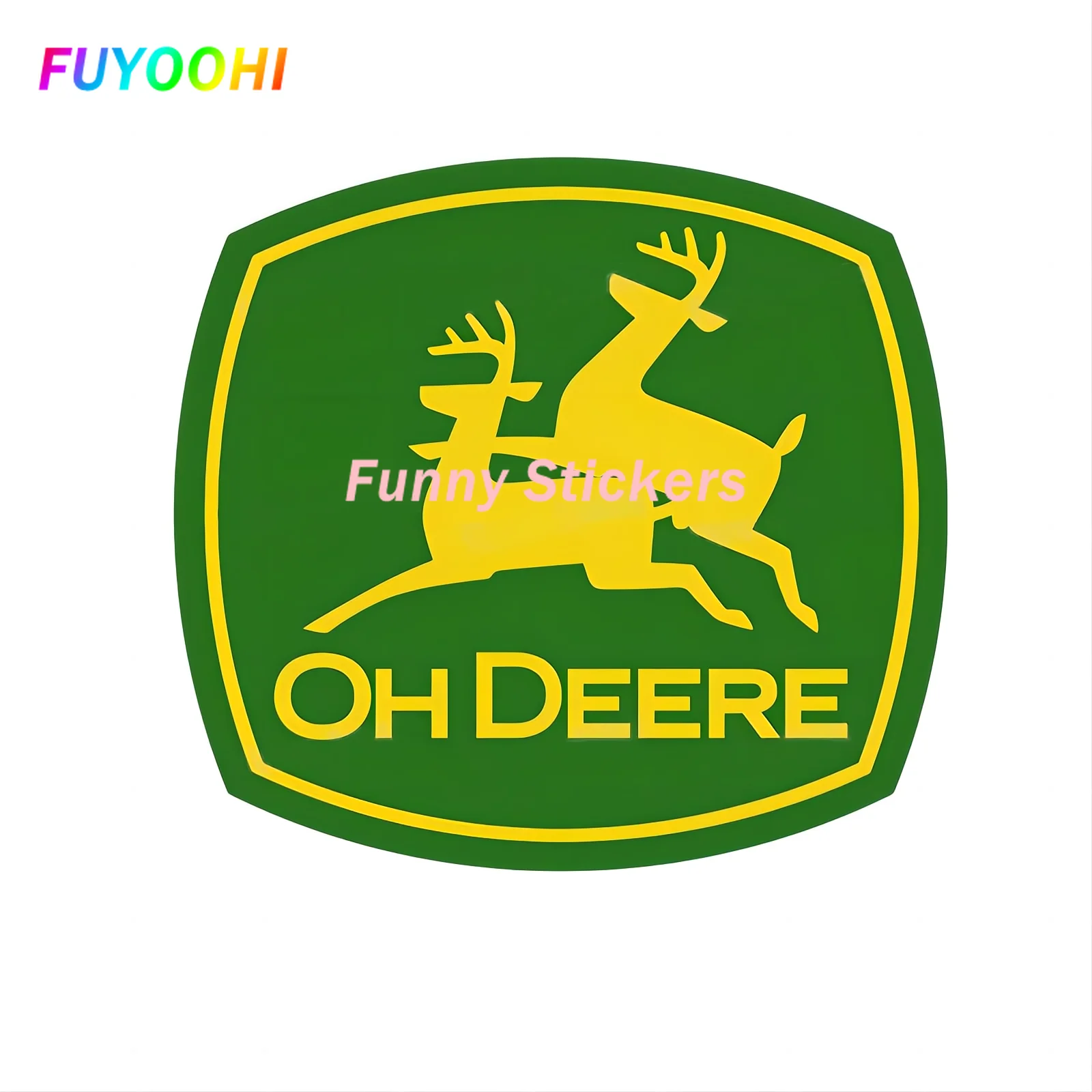 Внешние/Защитные забавные наклейки FUYOOHI, креативные наклейки JOHN BEERE, фермерский трактор, Гатор, сельское хозяйство, наклейки на бампер, окно, ПВХ наклейки