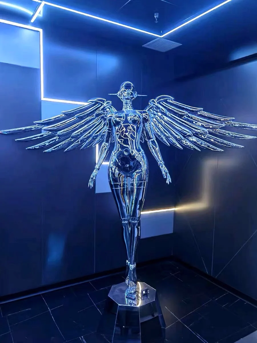 Future Technology Machinery Скульптура Богини Крупногабаритные технологии фигурки для