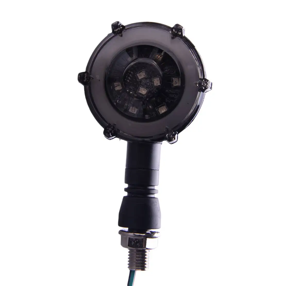 1 пара 12 В для мотоцикла желто-белый струящийся мигающий светодиодный указатель