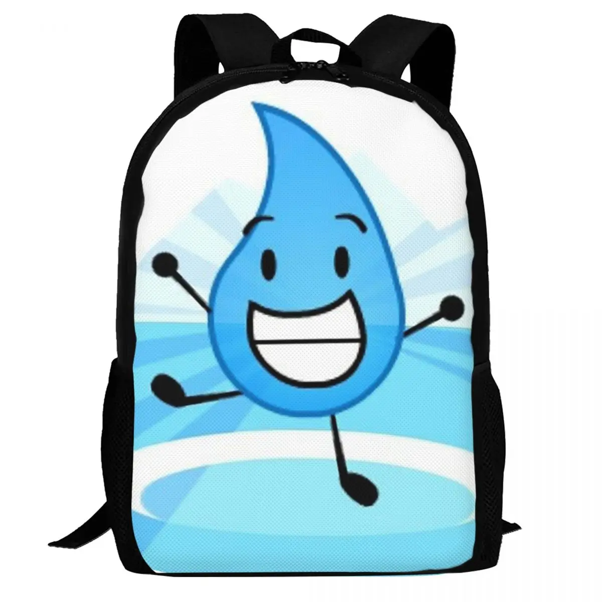 Фото Рюкзак Battle For Dream Island BFDI Teardrop, вместительный рюкзак для детей, школьная сумка, сумки на плечо для мужчин и женщин №1