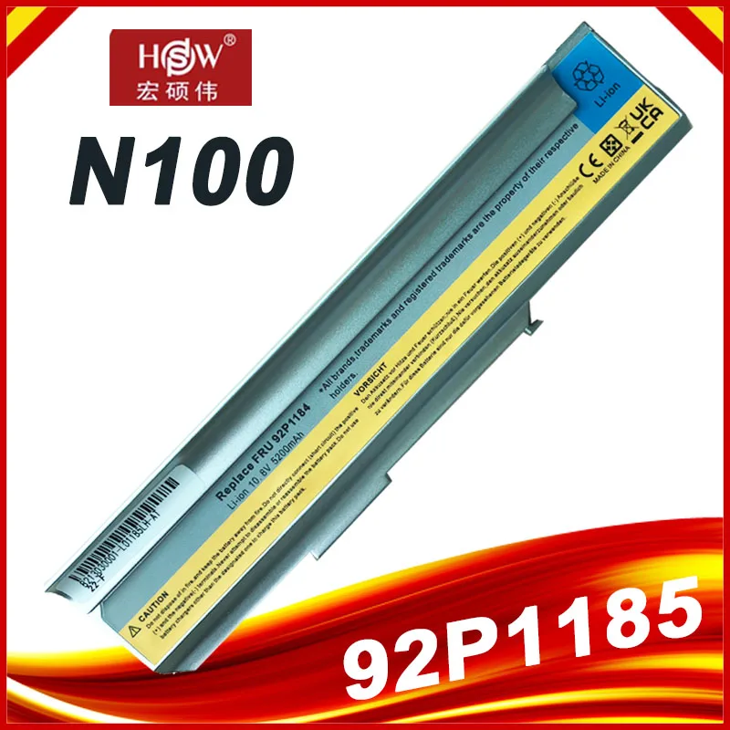 Аккумулятор N100 для ноутбука LENOVO 3000 C200 8922 N100 0689 0768 серии 3000 N200 0769 40Y8315 42T5212 42T5216 Аккумулятор akku