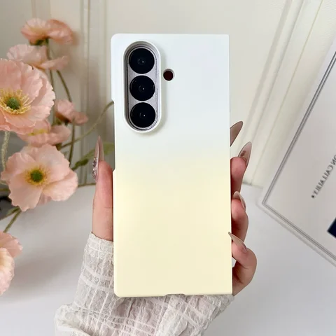 Чехол для Samsung Galaxy Z Fold 6 5 4 3 Fold7, ультратонкий градиентный жесткий противоударный защитный чехол из ПК для Samsung Fold 7 6 5G