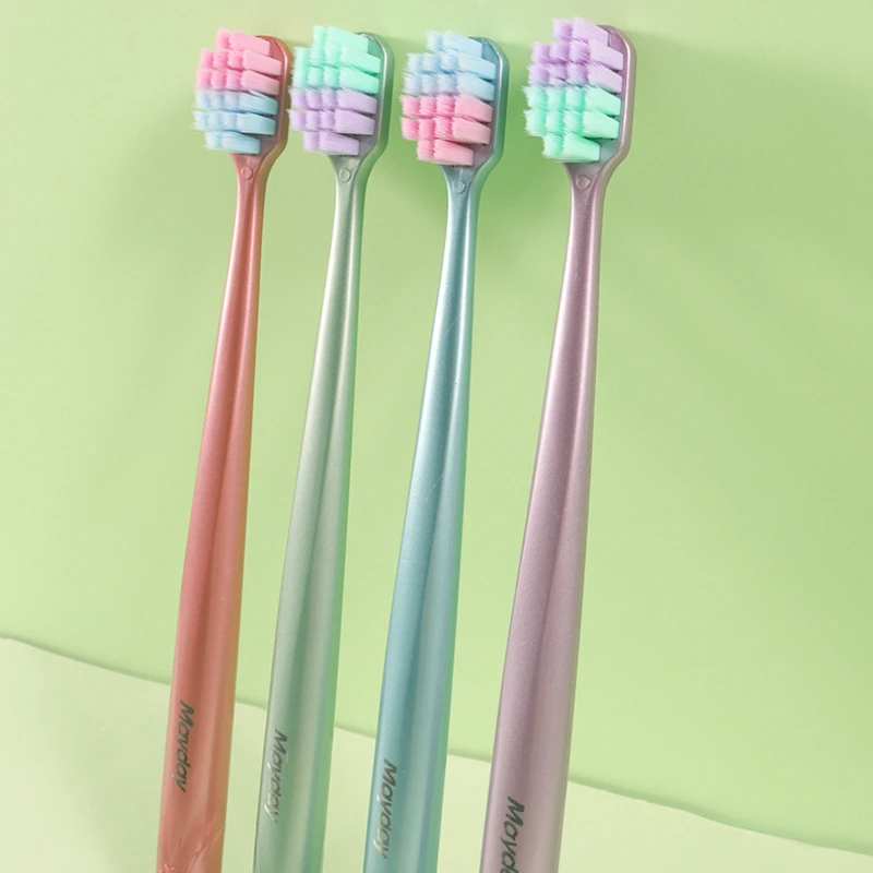 

Ultra-fine Soft Hair Eco Friendly Toothbrush Portable Travel Tooth Brush With Box Soft Fiber Nano Toothbrush Oral Hygiene Care