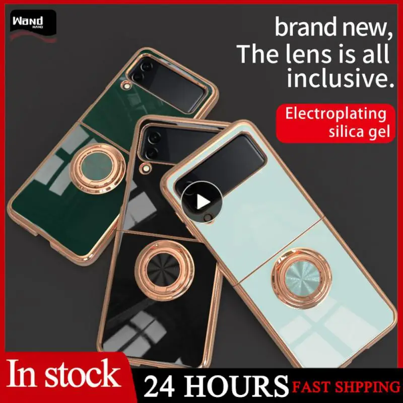 

Mobile Phone Case Phone Case Magnetic Shockproof Phone Holder Portable Silicone Stand Back Cover Ring Holder