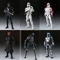 star wars the rise skywalker han solo jango fett bounty hunters action figures 6 inch stormtrooper movable doll model toy
