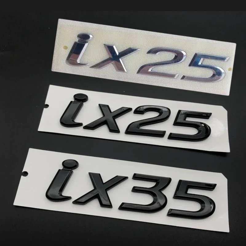 Наклейка на багажник автомобиля для Hyundai IX25 IX35 буквы Azera CELESTA CRETA ELANTRA IONIQ IX20 Ix25 Ix35 Ix55