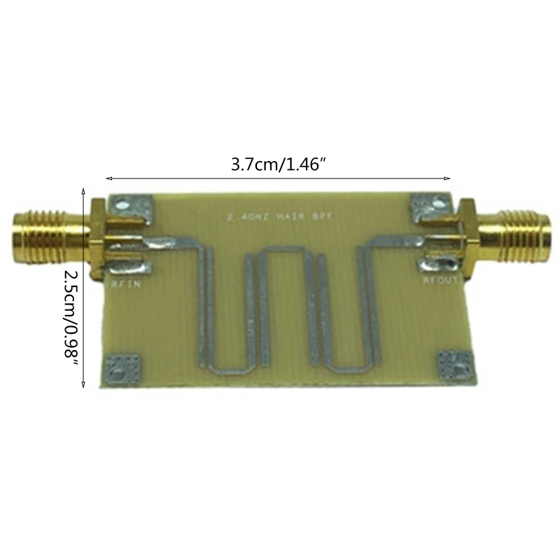 

Плата модуля фильтра Microstrip Band pass 20CB 2,4 ГГц для передачи сигнала батареи