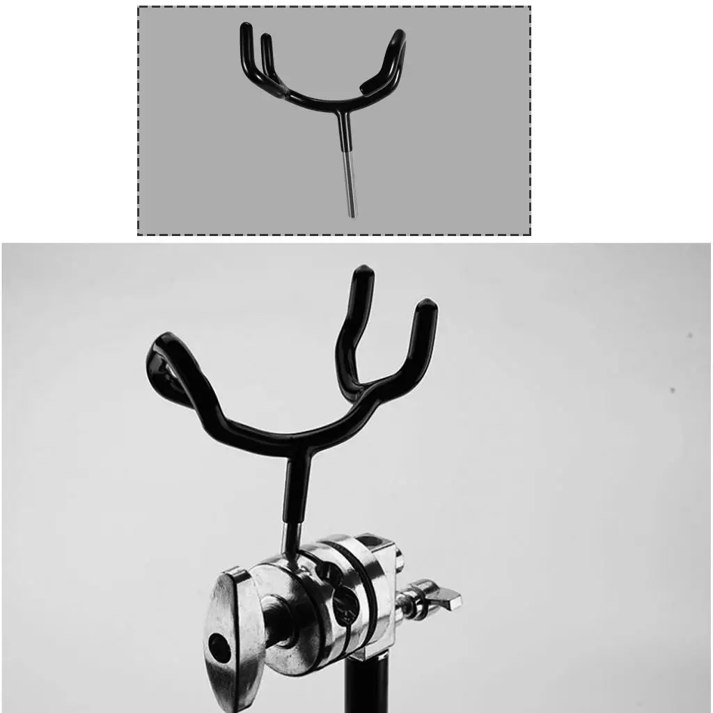 

Black Microphone Audio Support Holder Stand Mount for Mic Stand New