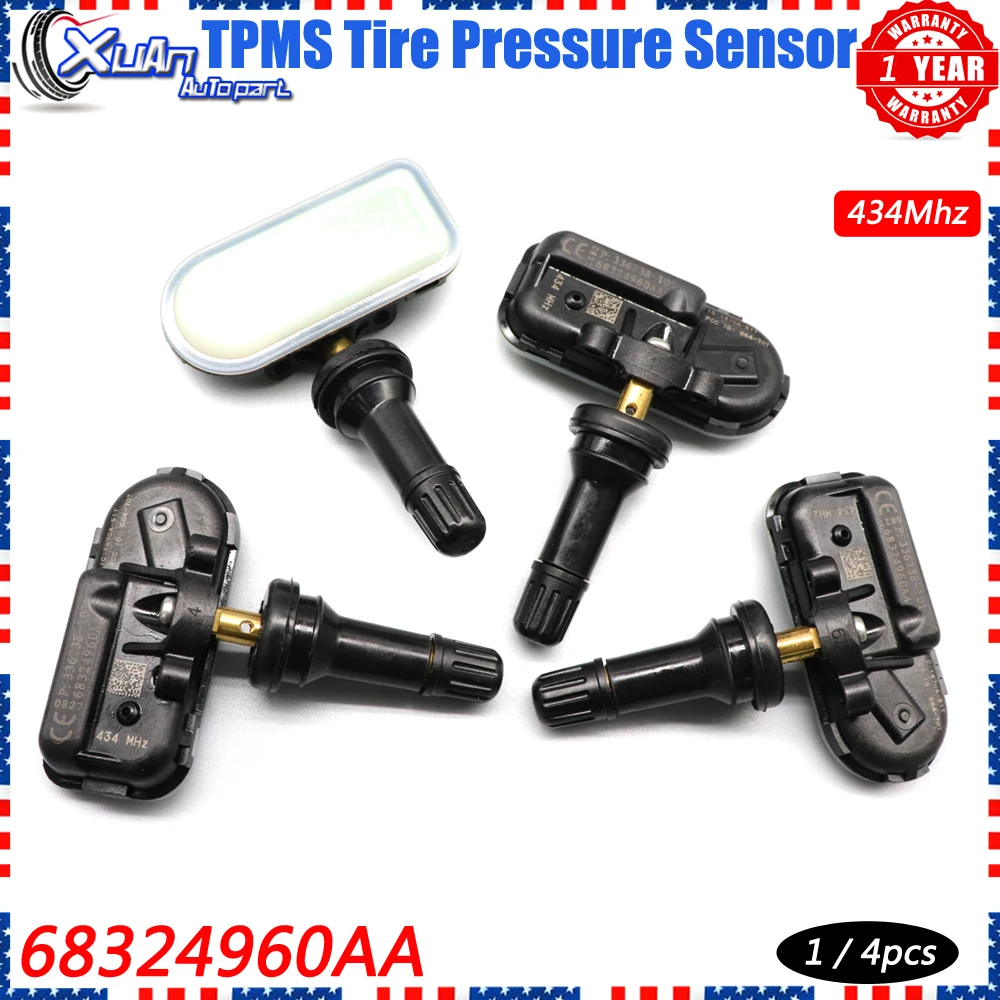 Xuan TPMS системы контроля давления в шинах 68324960AA для Jeep Cherokee RAM 1500 CLASSIC 2500 3500 434 МГц 68157568AA