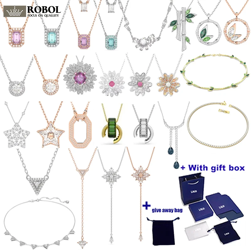 

SWA xl63 2022 High Quality Ladies Necklace Smart Heart Necklace Suitable for Holiday Gifts, Free Shipping in Gift Box