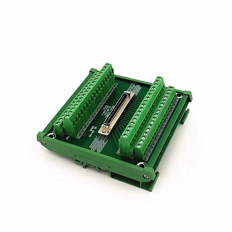 Интерфейсный модуль для монтажа на DIN-рейку коммутационная плата SCSI 68P MDR